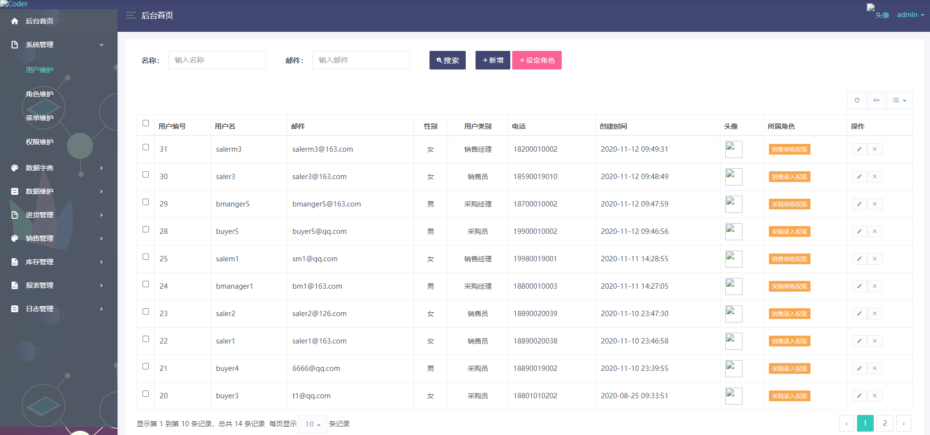 ERP采购管理系统主图